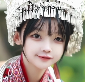 苗疆少女的苗族作品照片，高清4K质量，可在百度盘下载