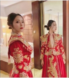 婚纱照拍摄，小说情景剧改编，绿色M码，1V-1.5G