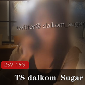 韩国伪娘TSdalkom_Sugar资源分享，25个视频总计16.9G，妹子追着小编