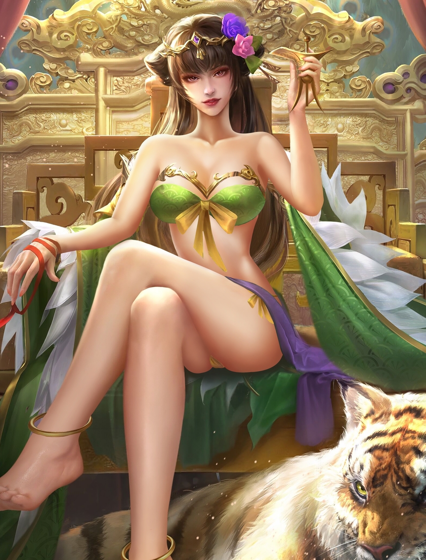 游戏立绘百度云资源高清合集百里小黄人三国杀大虎界限突破28P250M，5K高清下载